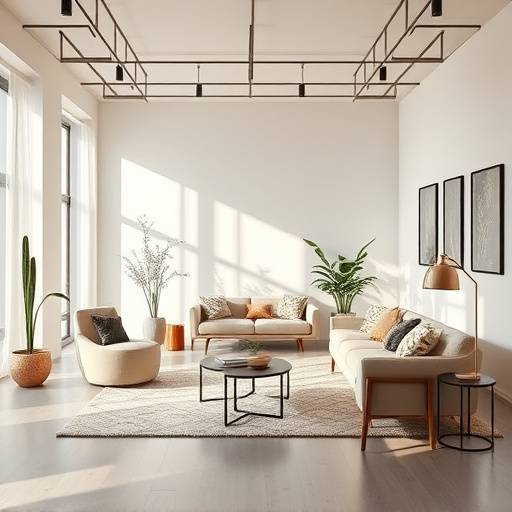 A bright and airy 'Solstice' studio with diffused lighting and elegant furnishings